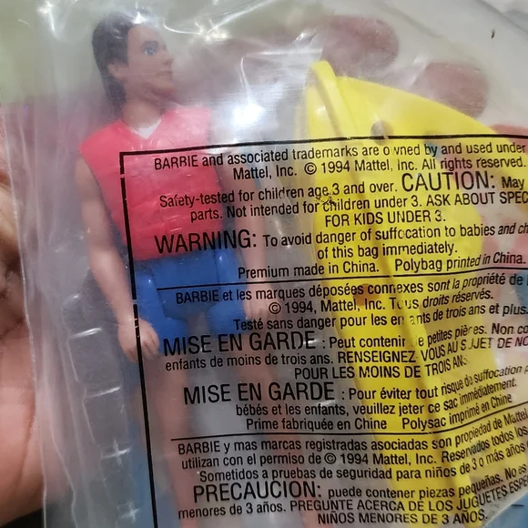BARBIE 1995 mcdonalds happy meal toys (unopened) - Picture 4 of 13